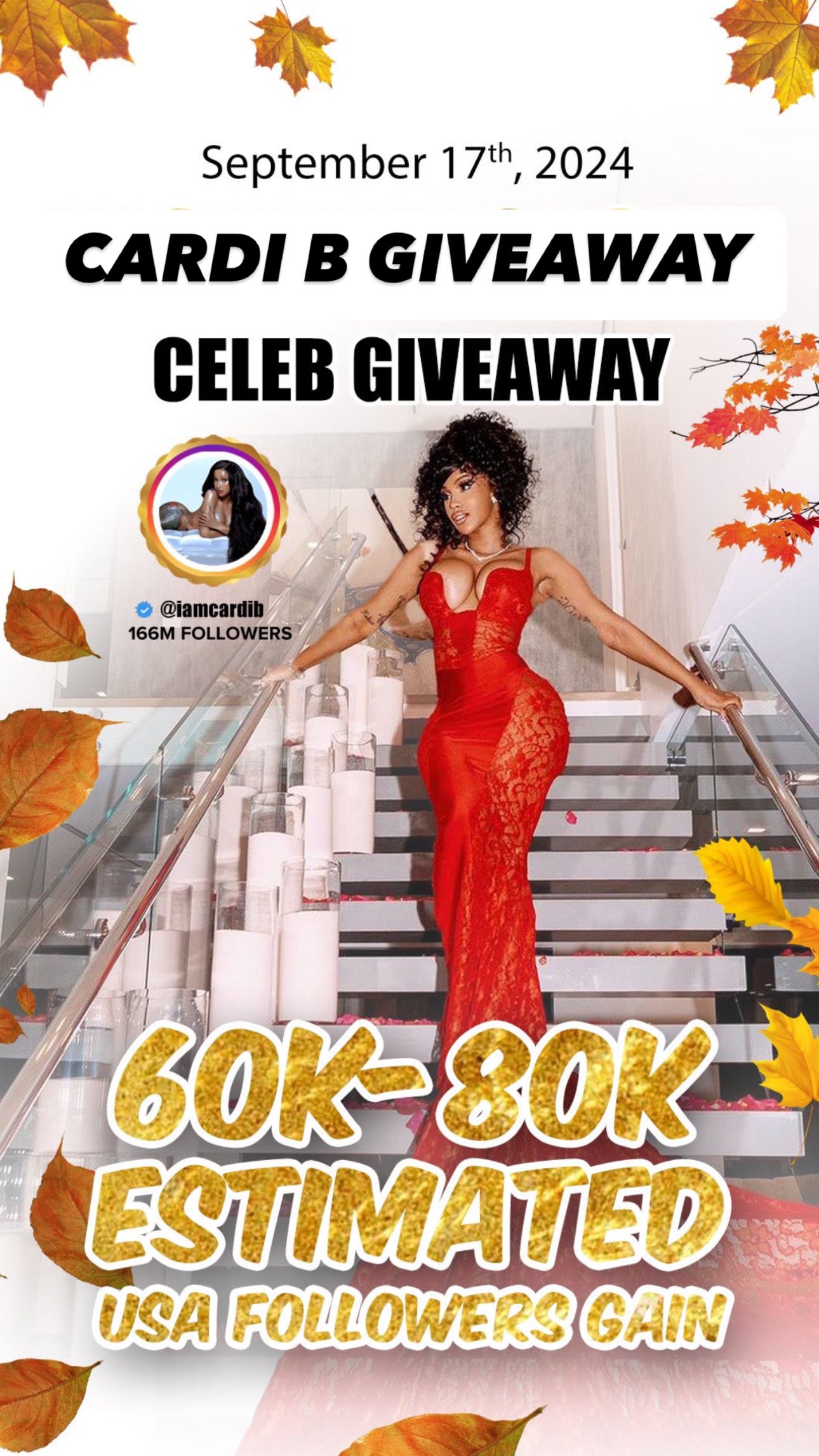 Cardi B Celebrity Giveaway